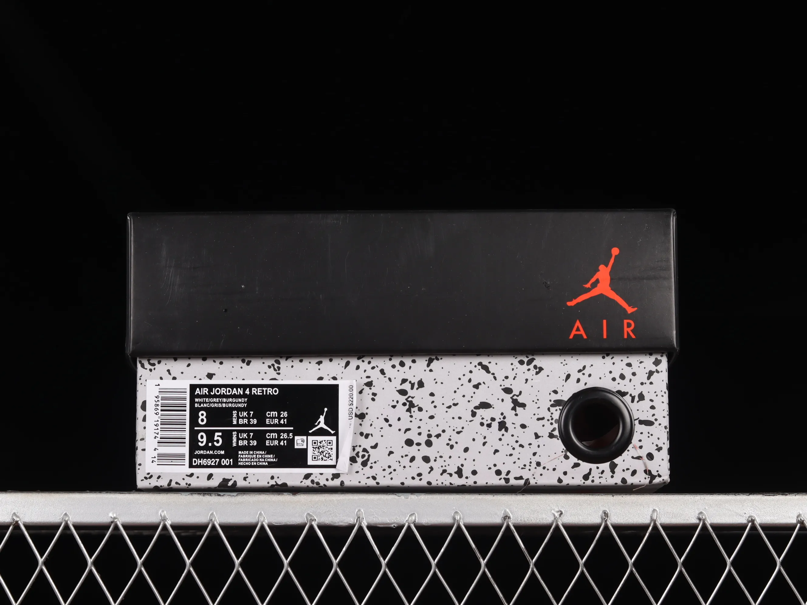All categories Air Jordan Jordan series basketball shoes Air Jordan 4 Air Jordan 4 Retro "Medium Grey" AJ4 Joe 4 meters brown DH6927-001